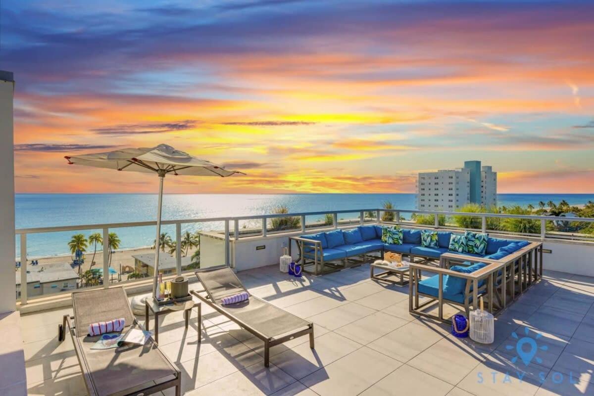 Perfect Relax - Rooftop Pool - Gym - Hot Tub Голлівуд Екстер'єр фото